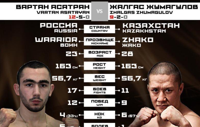 Видео. Жалғас Жұмағұлов vs Вартан Асатрян