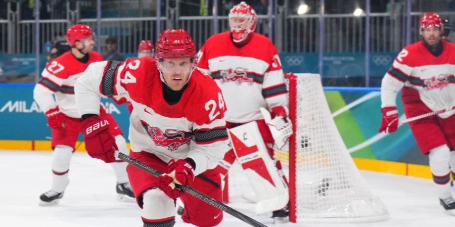 Дания — Латвия. Прямая трансляция матча группового этапа хоккейного турнира Олимпиады