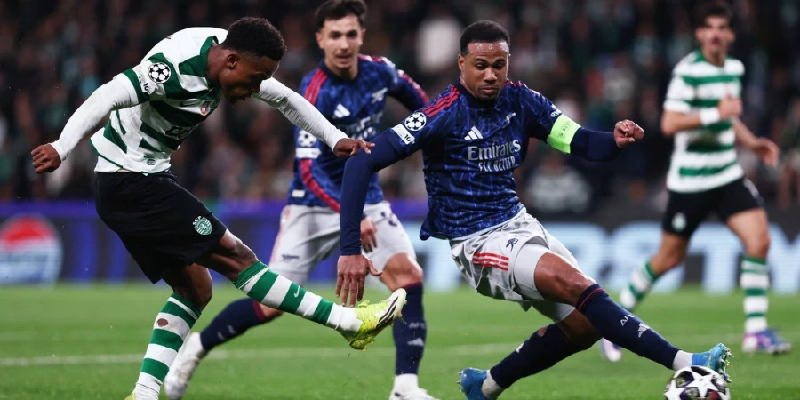 «Арсенал» в гостях одолел «Спортинг» в матче Лиги чемпионов