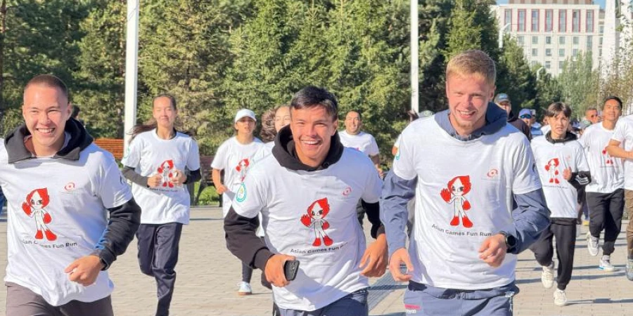 Астанада XX жазғы Азия ойындарын қолдау мақсатында Fun Run жүгірісі өтті