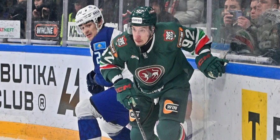 Видеообзор матча КХЛ «Ак Барс» — «Барыс»