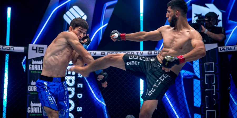 Нокаутом завершился поединок казахстанца с бойцом из Узбекистана