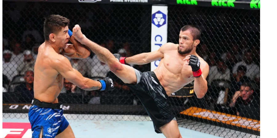 Видео полного боя Умар Нурмагомедов — Марио Баутиста с разгромом на UFC 321