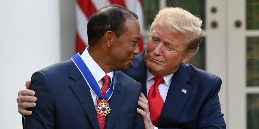 Вудс искал помощи у Дональда Трампа прямо с места аварии