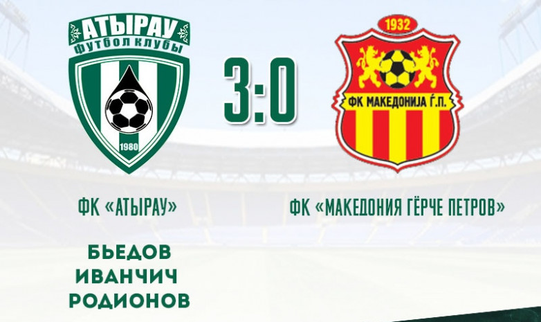 «Атырау» – «Македония Герче Петров»: бейнешолу