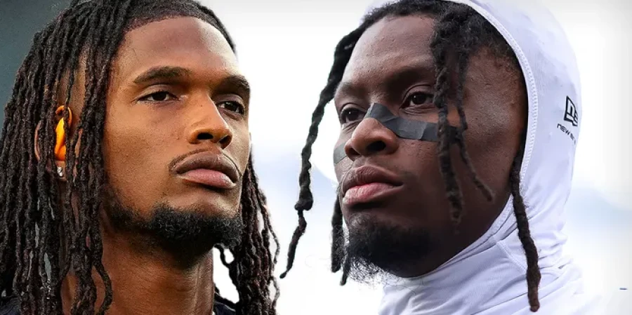 Названа причина, почему две звезды НФЛ начали матч на лавке