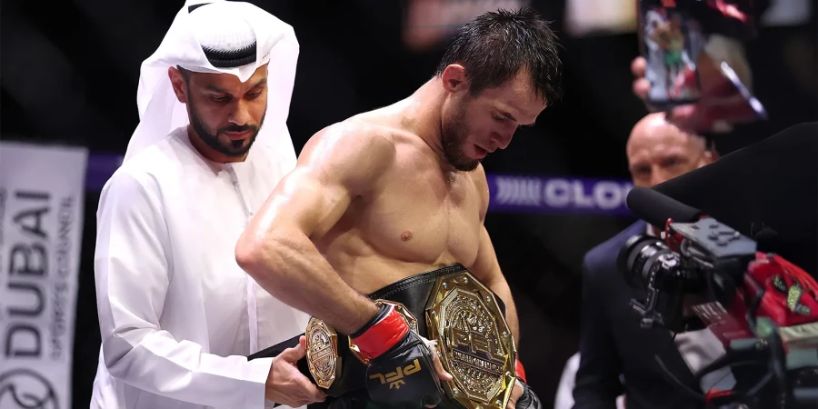 В PFL рассказали, когда и с кем Усман Нурмагомедов будет защищать титул чемпиона