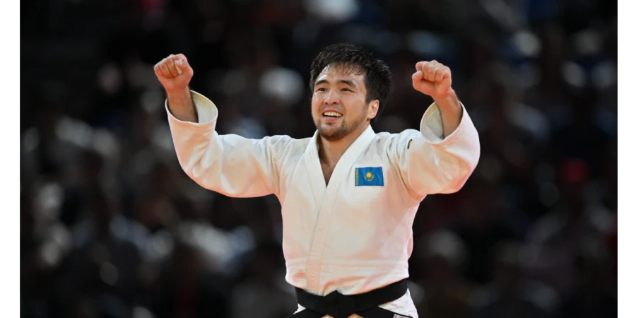 Олимпийский чемпион из Казахстана появился на чемпионате мира по дзюдо (фото)