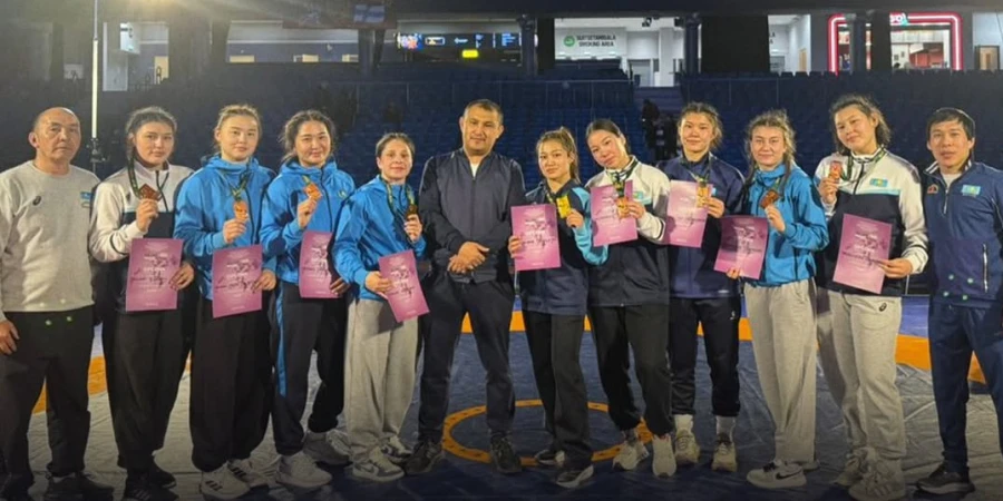 Әйелдер күресі: Қазақстан U20 құрамасы халықаралық турнирде төрт медаль еншіледі