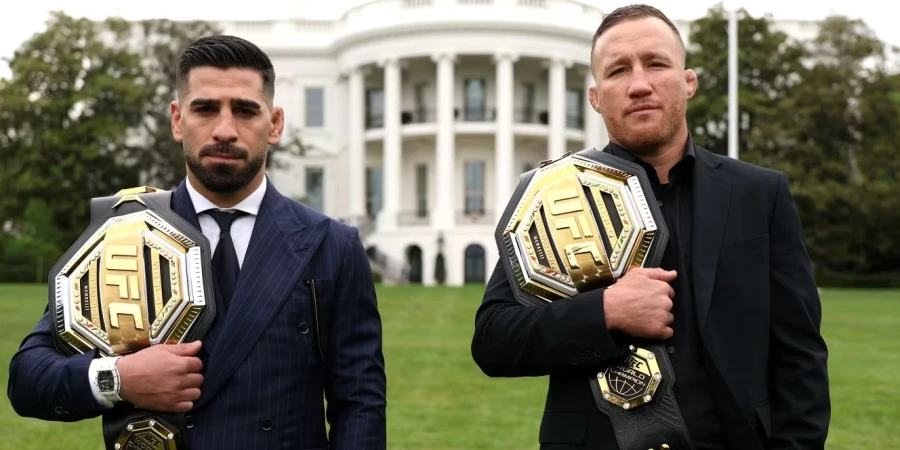 Состоялись битвы взглядов турнира UFC 250 в Белом доме. Видео
