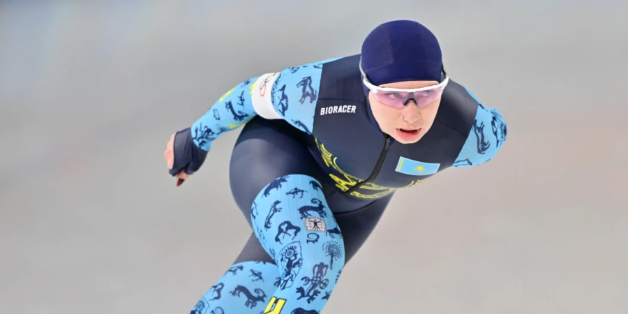 Конькобежка Надежда Морозова установила два рекорда Казахстана