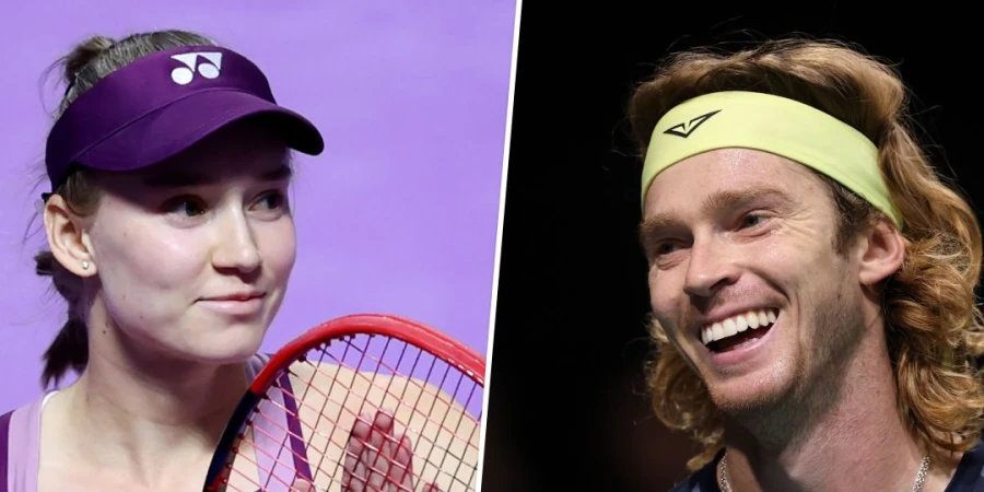 Андрей Рублев и Елена Рыбакина развлеклись во время победы над экс-первой в мире