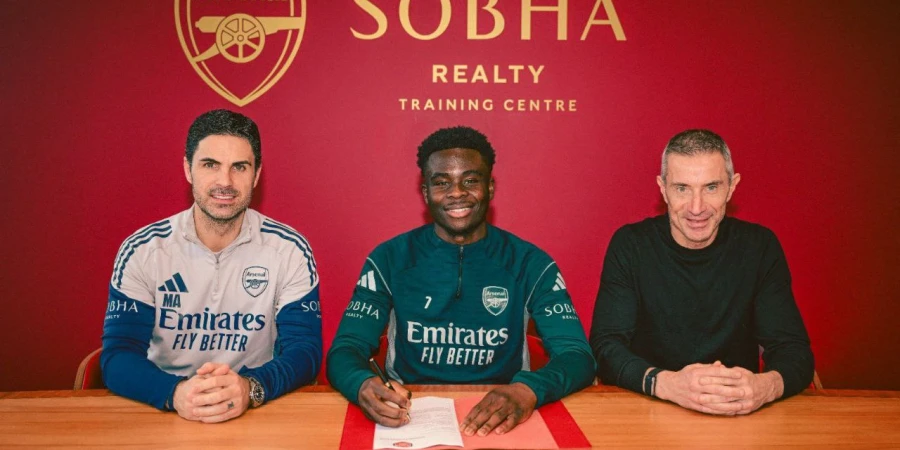«Арсенал» мен Букайо Сака келісімшарт мерзімін ұзартты