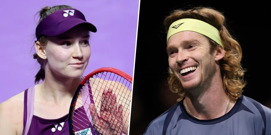 Дуэт Рублёв–Рыбакина выиграл матч выставочного турнира в Китае