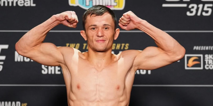 Бекзат Алмахан успешно прошел взвешивание перед третьим боем в UFC