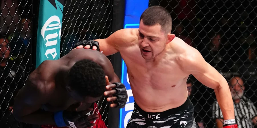 Нокаутом в первом раунде завершился главный бой турнира UFC Vegas 110