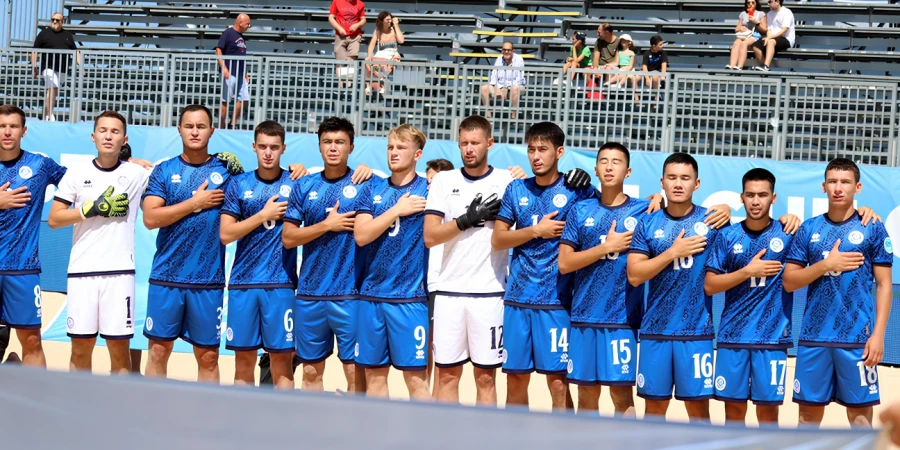 Сборная Казахстана по пляжному футболу получила право выступить в дивизионе A Евролиги