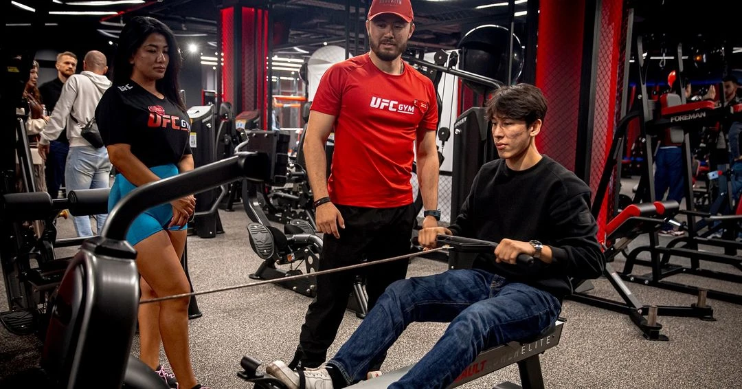 Как прошло открытие первого в Казахстане фитнес-клуба UFC GYM