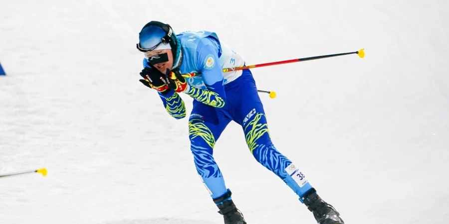 Казахстанский двоеборец продемонстрировал прыть в гонке на Олимпиаде