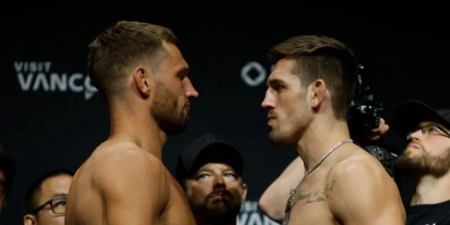 Де Риддер мен Аллен көз арбасты. UFC Fight Night 262 турнирінің басты жекпе-жегі