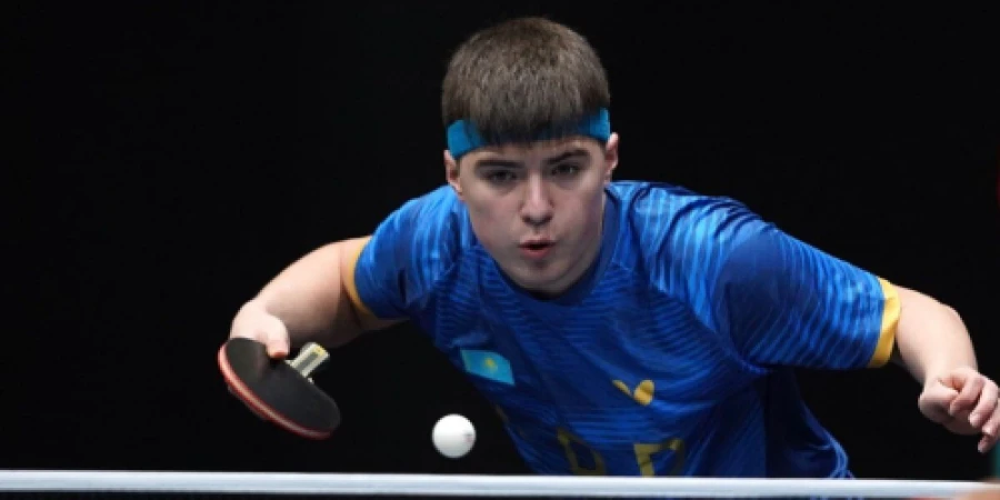 Үстел теннисі: Қазақстандық спортшы әлем чемпионатын жеңіспен бастады