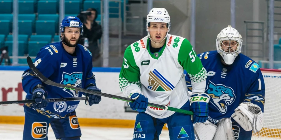 Прямая трансляция матча «Салават Юлаев» — «Барыс в КХЛ