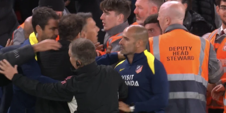 Наставник Атлетико Мадрид взбесился из-за оскорбительного жеста