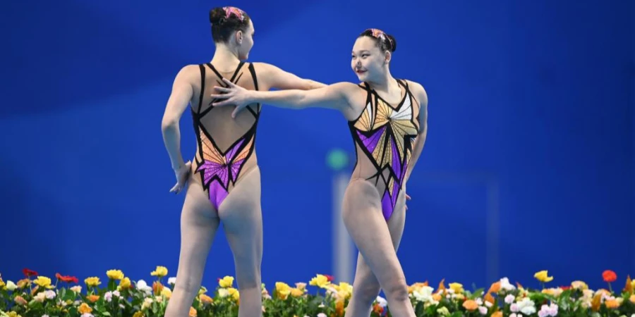 Қазақстандық жұп әртістік жүзуден Азия чемпионатында күміс жүлдеге ие болды