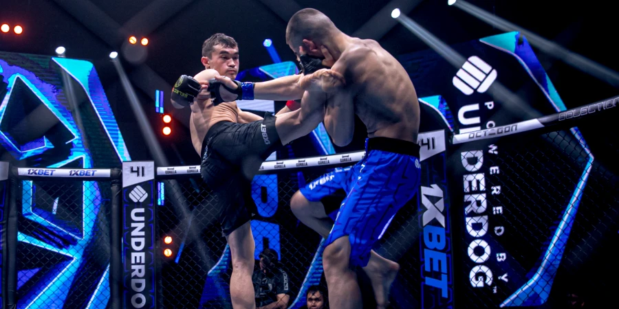 Боец из Казахстана потушил свет узбекскому файтеру в OCTAGON