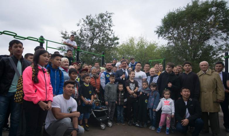 ҰОҚ бастамасымен еліміздің үш қаласына street workout алаңдары салынды