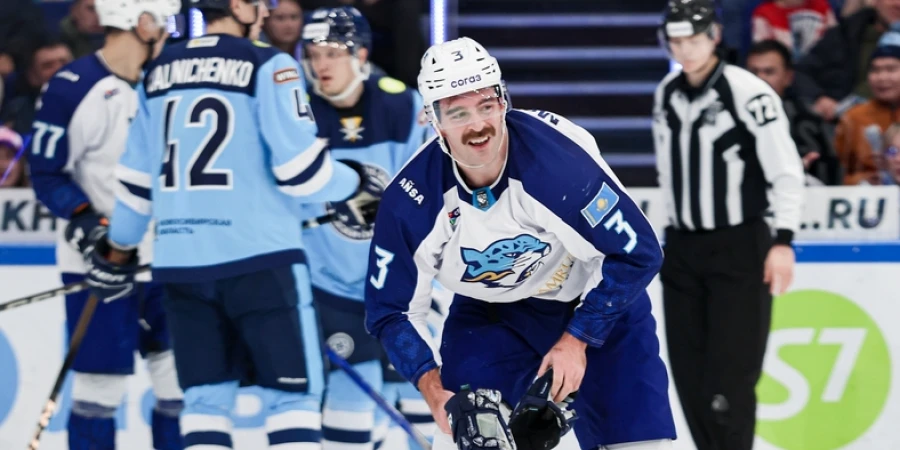 Барыс уступил Сибири в КХЛ-2025/2026 в третий раз