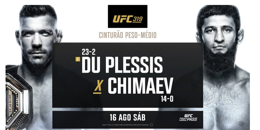 Прямая трансляция UFC 319 с главным боем Дрикус дю Плесси — Хамзат Чимаев