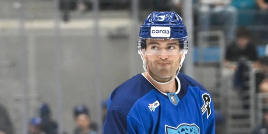 Жесткий момент с участием лидера «Барыса» попал на видео