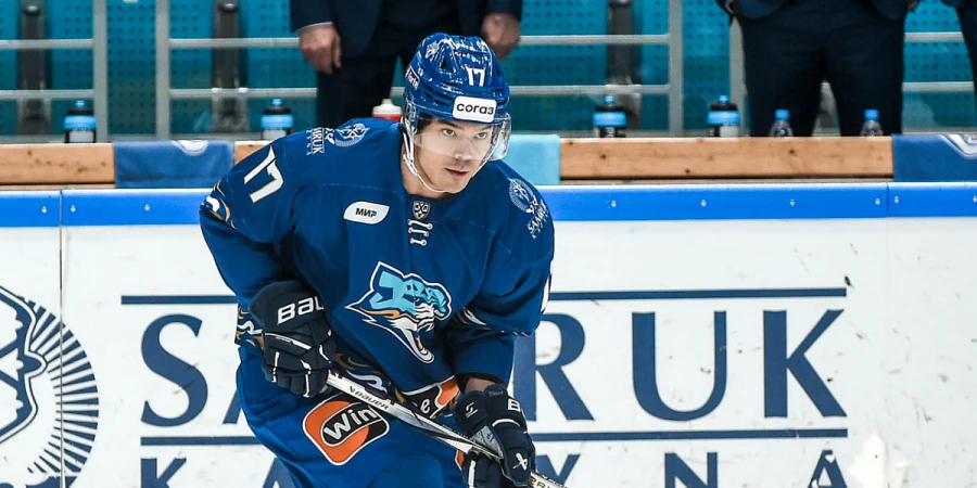 Молодой форвард «Барыса» Омирбеков огорчил обладателей Кубка Гагарина. ВИДЕО