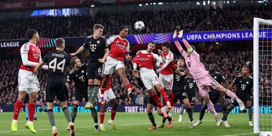 Видеообзор матча «Арсенал» — «Бавария» в Лиге чемпионов