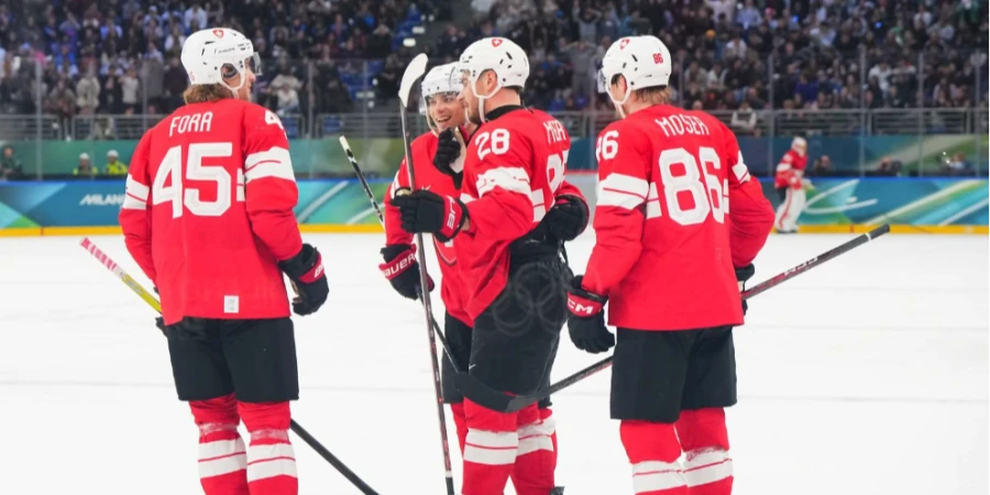 Швейцария — Чехия. Прямая трансляция матча группового этапа хоккейного турнира Олимпиады