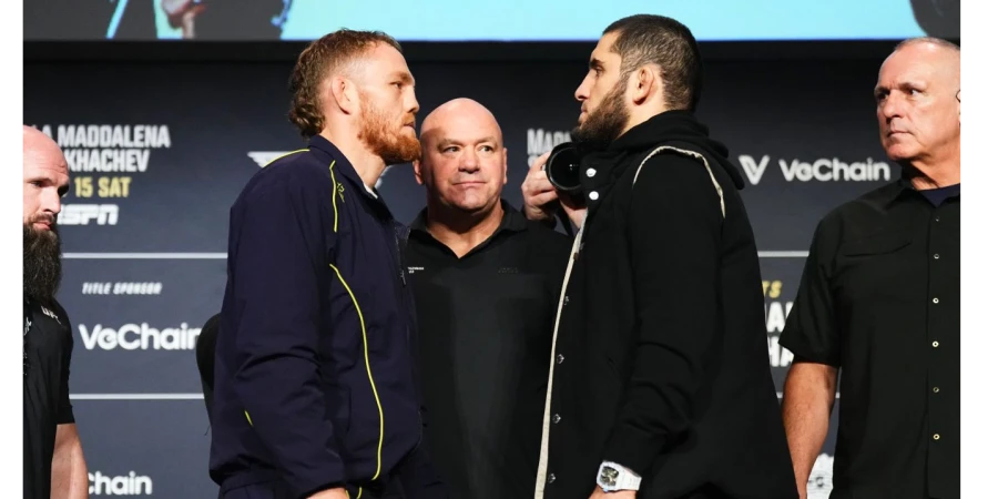 Маддалена и Махачев успешно прошли взвешивание перед чемпионским боем на UFC 322 (видео)