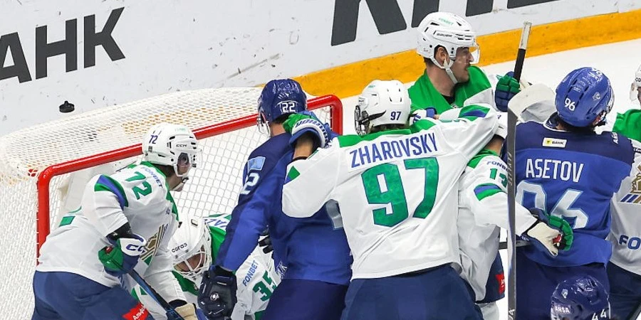 Прямая трансляция матча «Барыс» — «Салават Юлаев» в КХЛ