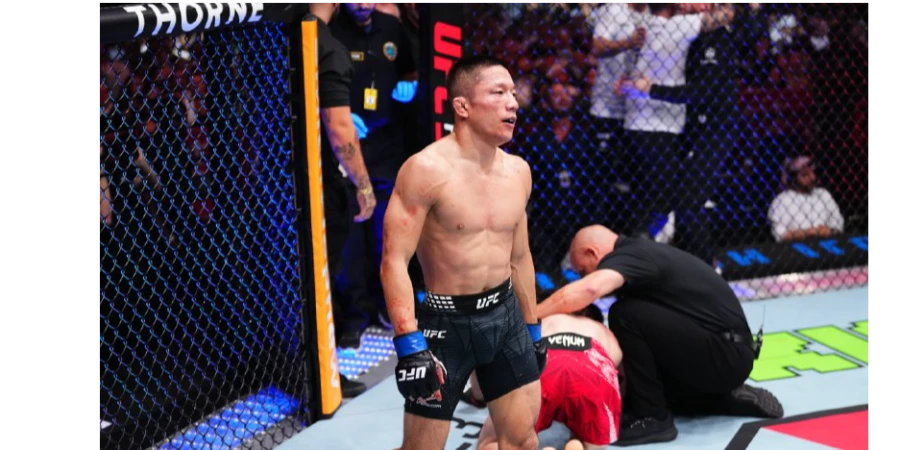 Россиянин «уснул» в октагоне и проиграл на UFC Fight Night 265