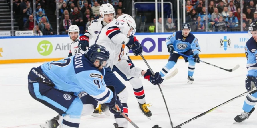 Металлург — Сибирь. Прямая трансляция 1-го матча 1/8 финала Кубка Гагарина