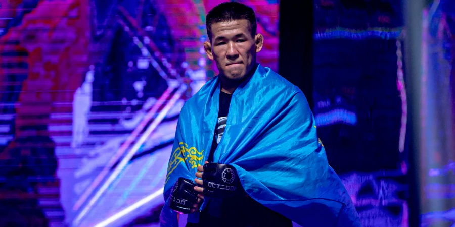 Кожахмет Имангали ударом колена нокаутировал кыргыза на OCTAGON 69