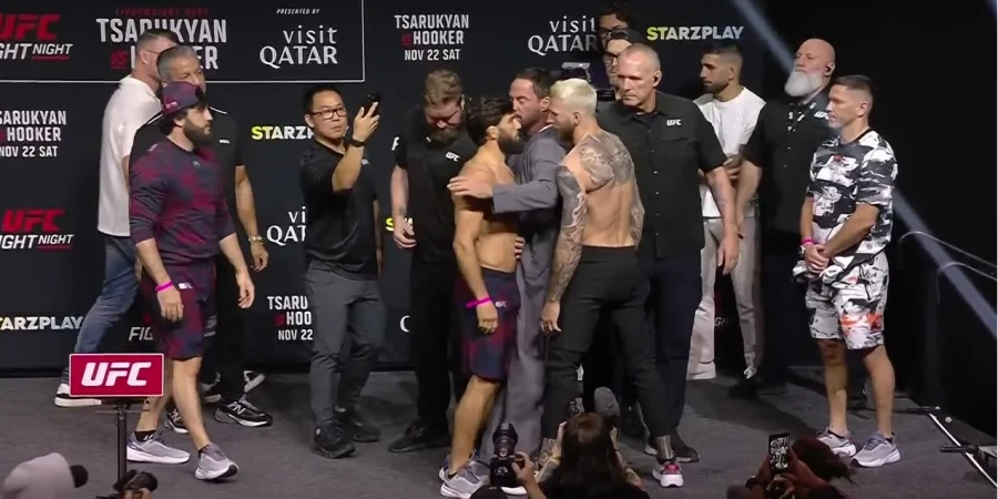 Хукер наехал на Царукяна