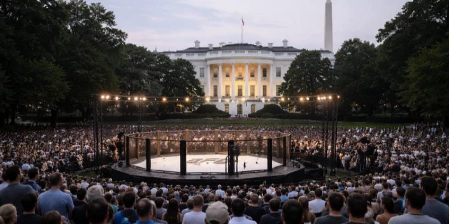 В США прогнозируют дождь и грозу во время турнира UFC в Белом доме