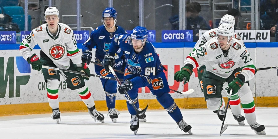 Прямая трансляция матча «Ак Барс» — «Барыс» в КХЛ