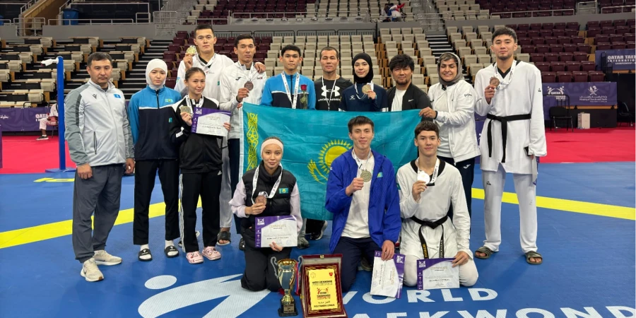 Қазақстандық таеквандошылар  Катарда өткен турнирде 11 жүлде жеңіп алды