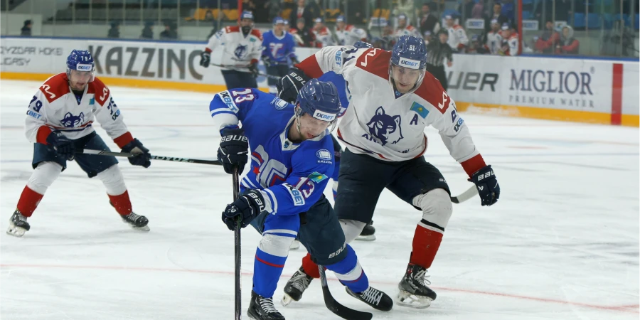 Торпедо – Арлан, Алматы – Кулагер, Актобе – Сарыарка, Бейбарыс - Горняк. Прямая трансляция чемпионата Казахстана по хоккею