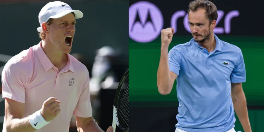 Медведев и Синнер выдали два тай-брейка