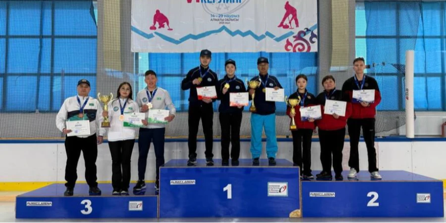 Керлингтен Алматы облысы аралас жұптық сында чемпион атанды