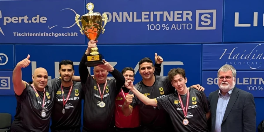 Братья Кенжигуловы взяли медали Кубка Австрии по настольному теннису