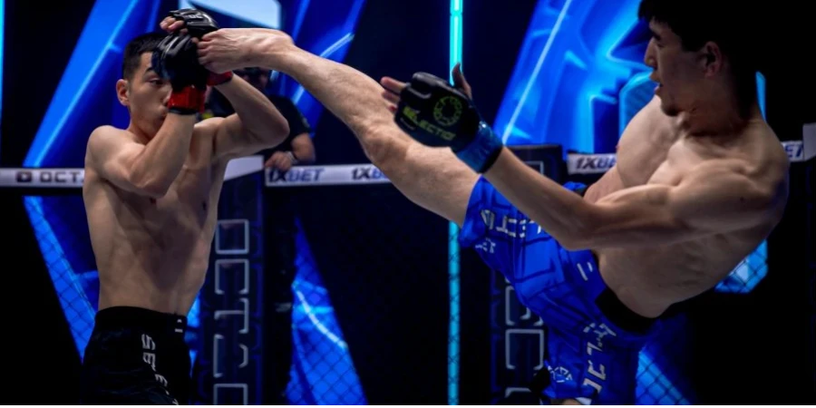 Қазақстандық жауынгер OCTAGON турнирінде мерзімінен бұрын жеңіске жетті